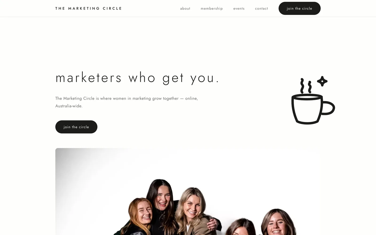 Minimal Service template — a clean, playful hero with bold minimal typography.